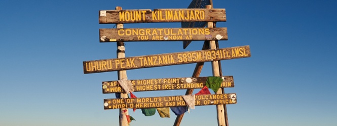 Once in a lifetime groepsreis: beklimming van de Kilimanjaro
